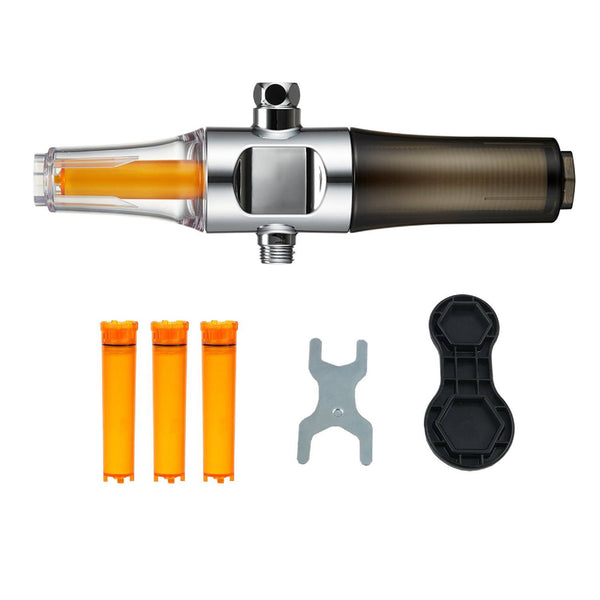 SUF-300VPX VitaPure Inline Shower Filter & Water Softener #1 Compact Shower Filter System in the world