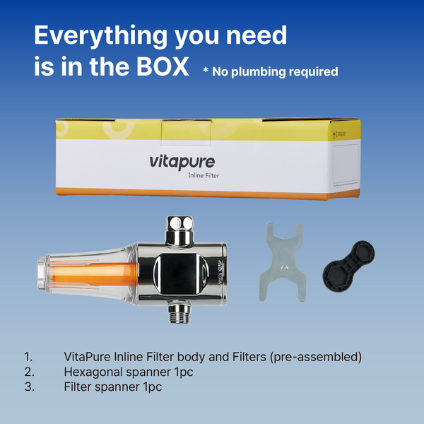 VitaPure SUF-100V aka VCF-100 Universal Inline Vitamin C Shower Filter