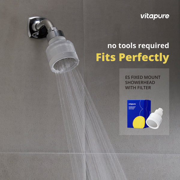 VitaPure ES330-Vitamin C Showerhead with Perfumed Mix Shower Filter