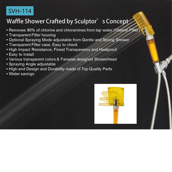 SVH-114W/Waffle SONAKI VitaPure Vitamin Shower Set