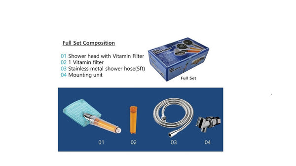 SVH-114W/Waffle SONAKI VitaPure Vitamin Shower Set