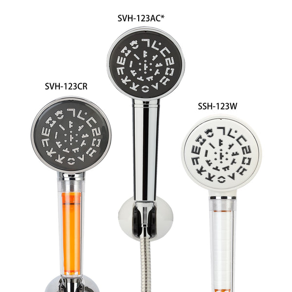 SVH-123CR Vitamin C Shower with Great pressured water spray like rain storm! Chrome Stream shower